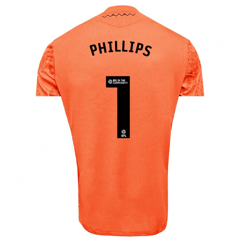 Danxen Damen Jack Phillips #1 Trikot Orange Schwarz Torwarttrikot 2025/26 Schweiz
