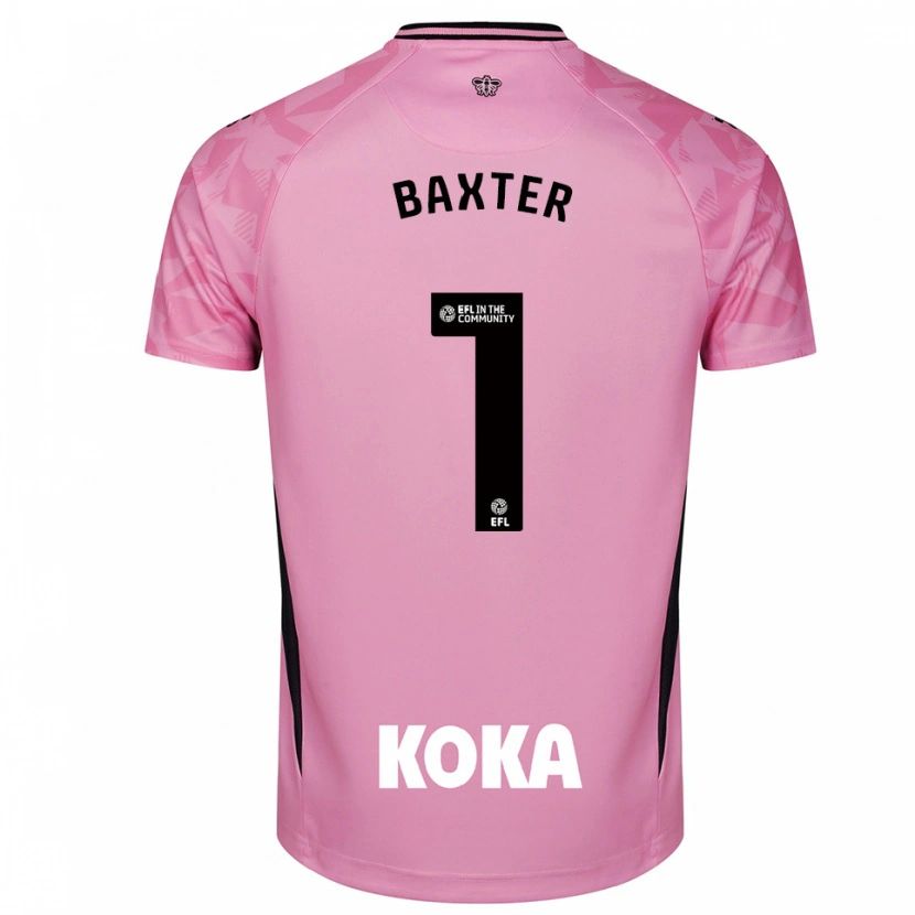 Danxen Damen Nathan Baxter #1 Trikot Hellpink Schwarz Torwarttrikot 2025/26 Schweiz
