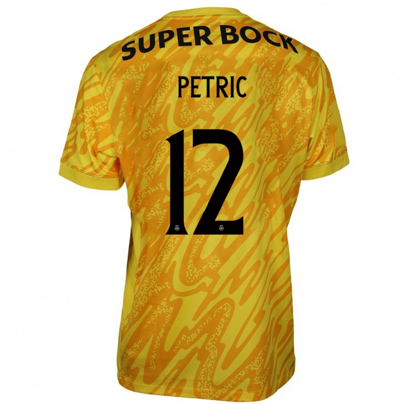 Danxen Damen Luka Petric #12 Trikot Gelb Orange Torwarttrikot 2025/26 Schweiz