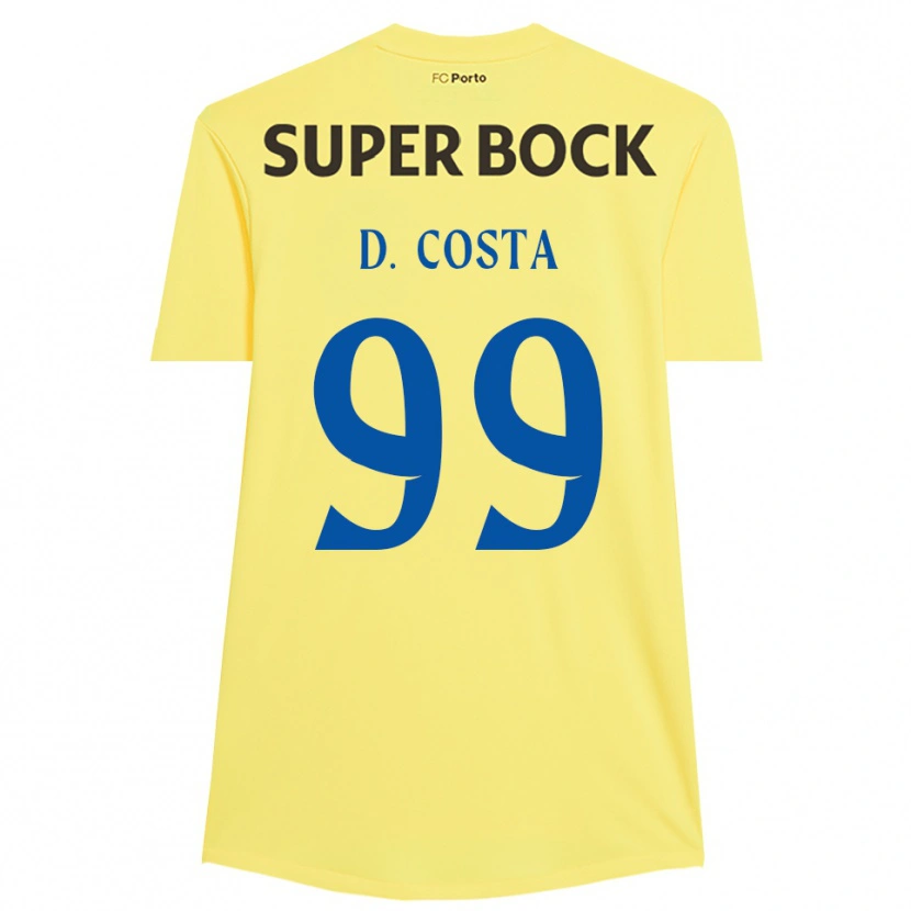 Danxen Damen Diogo Costa #99 Trikot Hellgelb Schwarz Torwarttrikot 2025/26 Schweiz