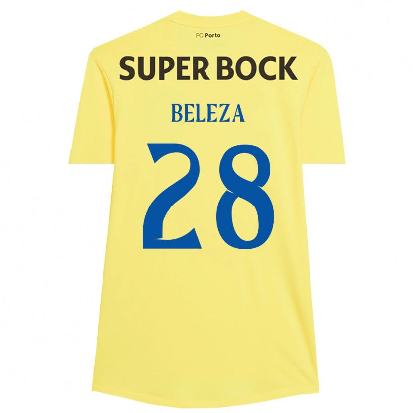 Danxen Damen Tatiana Beleza #28 Trikot Hellgelb Schwarz Torwarttrikot 2025/26 Schweiz