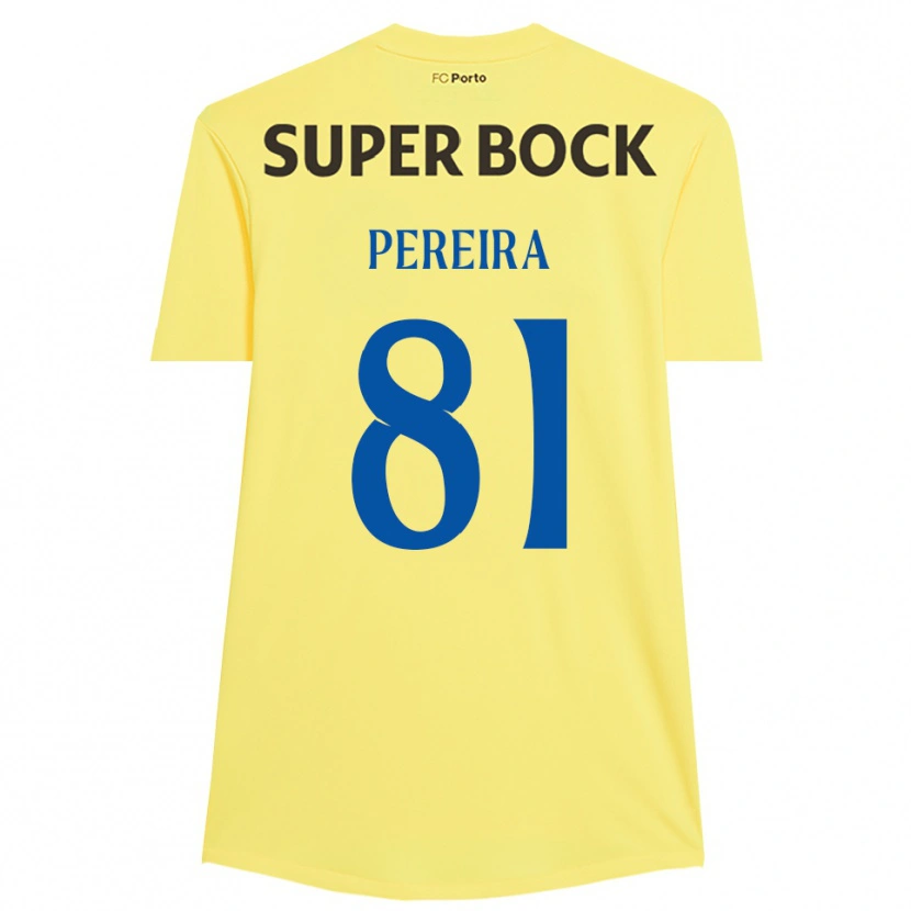 Danxen Damen Martim Pereira #81 Trikot Hellgelb Schwarz Torwarttrikot 2025/26 Schweiz