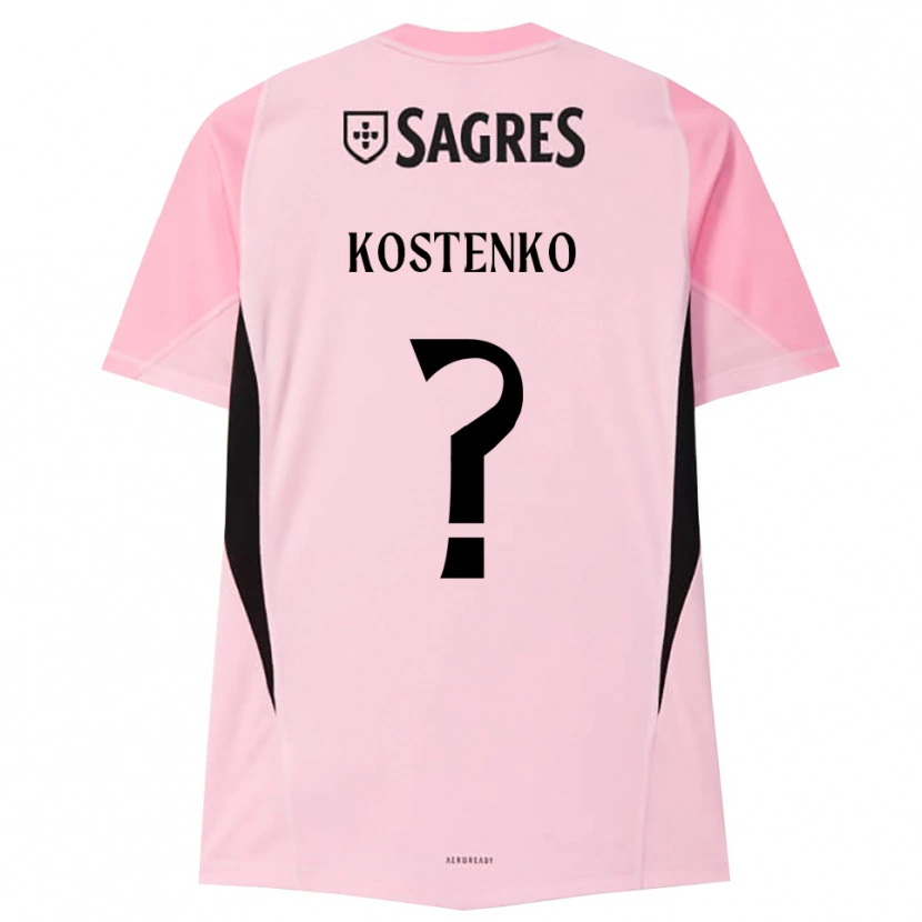 Danxen Damen Igor Kostenko #0 Trikot Rosa Schwarz Torwarttrikot 2025/26 Schweiz