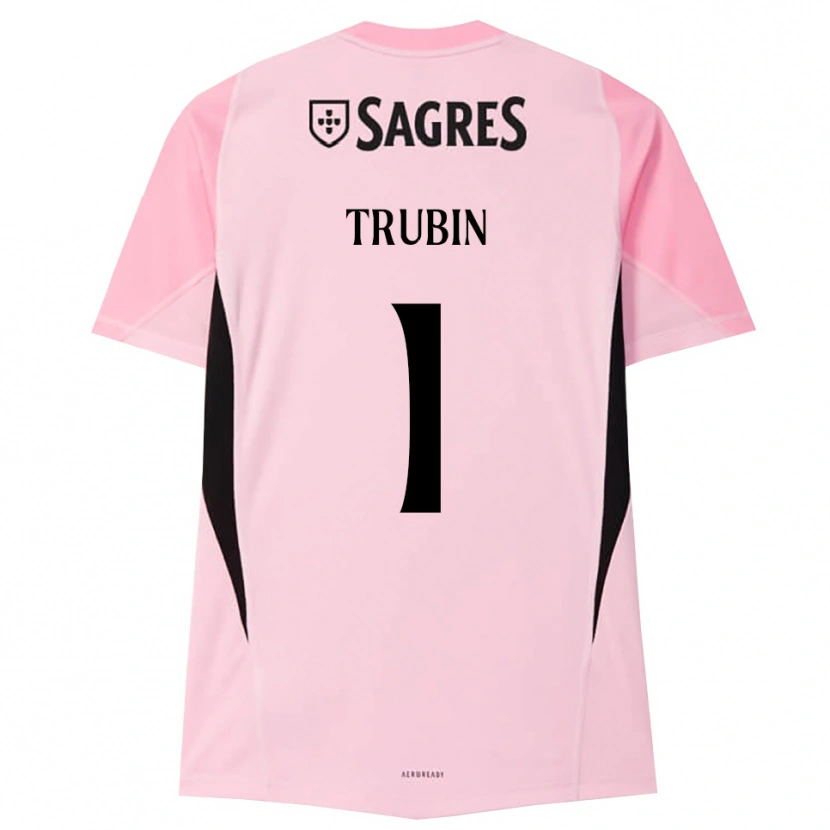 Danxen Damen Anatoliy Trubin #1 Trikot Rosa Schwarz Torwarttrikot 2025/26 Schweiz