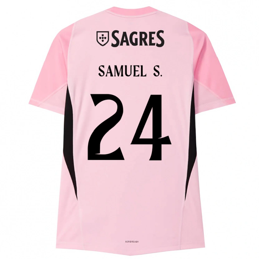 Danxen Damen Samuel Soares #24 Trikot Rosa Schwarz Torwarttrikot 2025/26 Schweiz