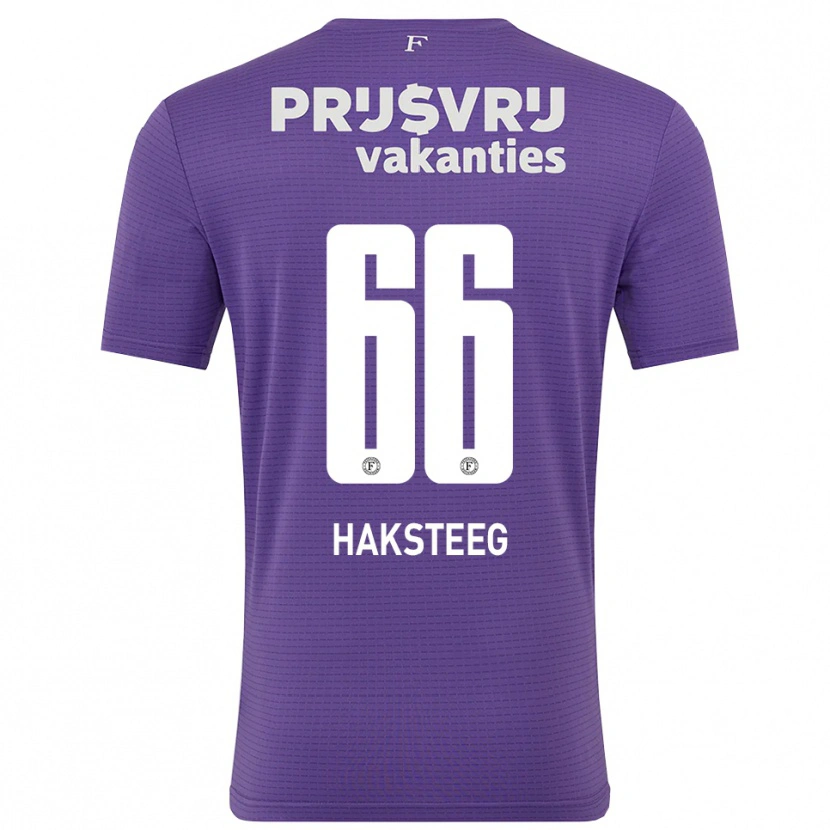 Danxen Damen Tim Haksteeg #66 Trikot Violett Weiß Torwarttrikot 2025/26 Schweiz