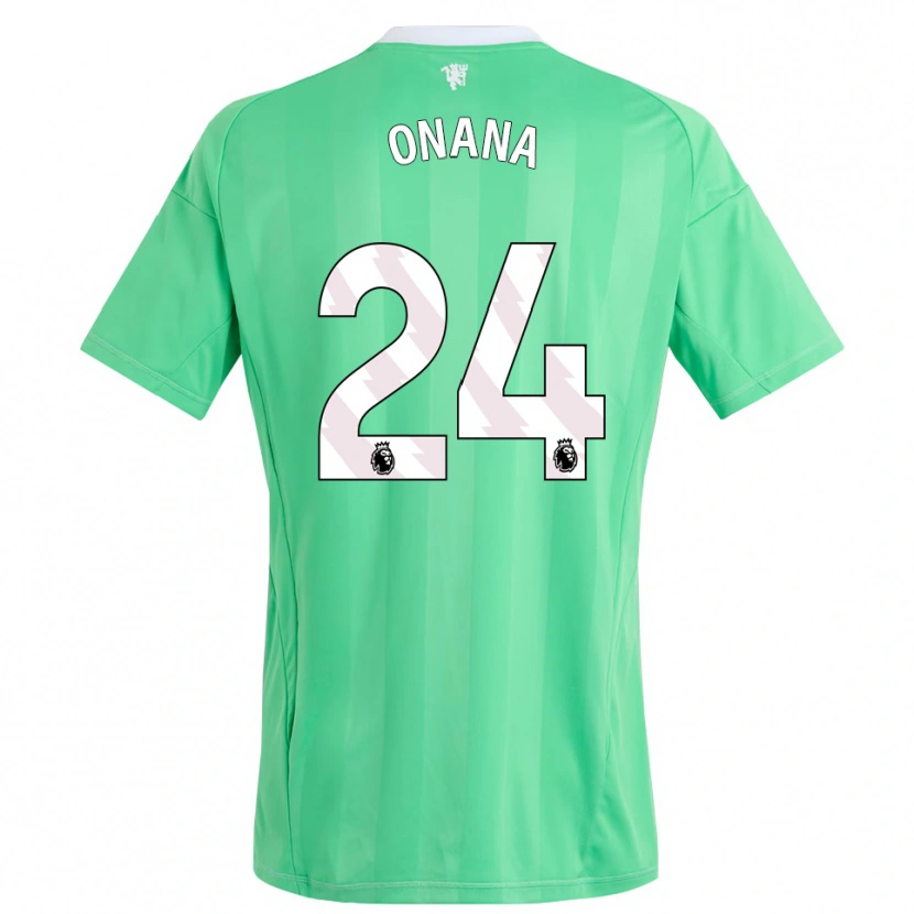 Danxen Damen André Onana #24 Trikot Smaragdgrün Torwarttrikot 2025/26 Schweiz