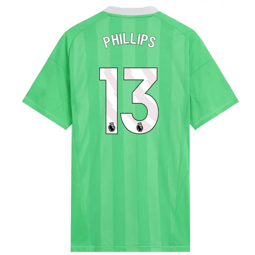 Danxen Damen Charlie Phillips #13 Trikot Hellgrün Weiß Torwarttrikot 2025/26 Schweiz
