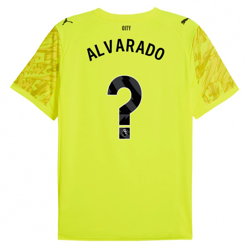 Danxen Damen Lucas Alvarado #0 Trikot Gelb Orange Schwarz Torwarttrikot 2025/26 Schweiz