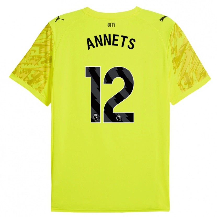 Danxen Damen Eve Annets #12 Trikot Gelb Orange Schwarz Torwarttrikot 2025/26 Schweiz