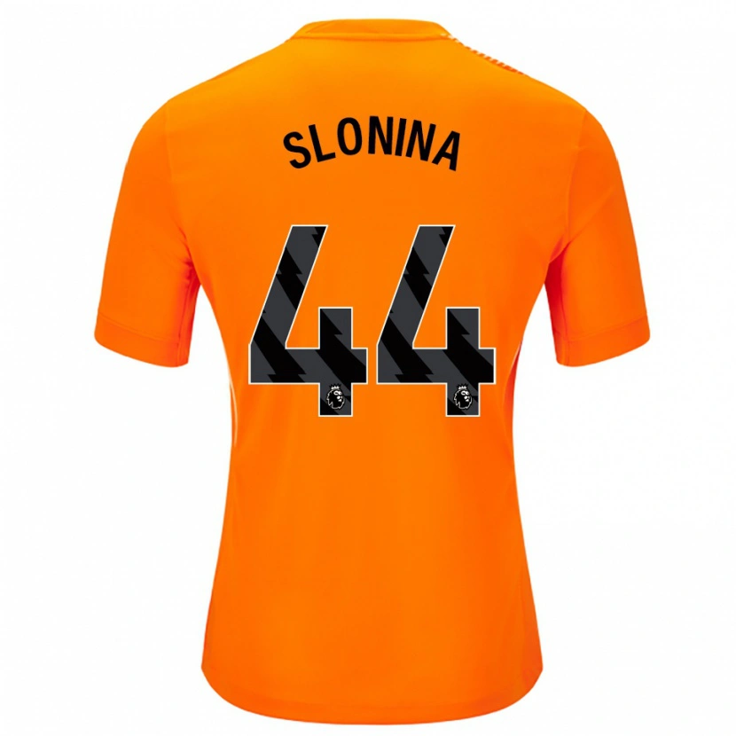 Danxen Damen Gabriel Slonina #44 Trikot Orange Schwarz Torwarttrikot 2025/26 Schweiz