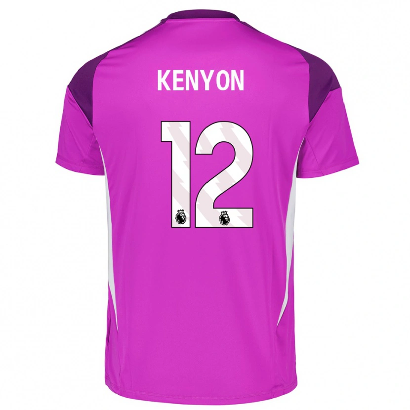 Danxen Damen George Kenyon #12 Trikot Violett Weiß Torwarttrikot 2025/26 Schweiz