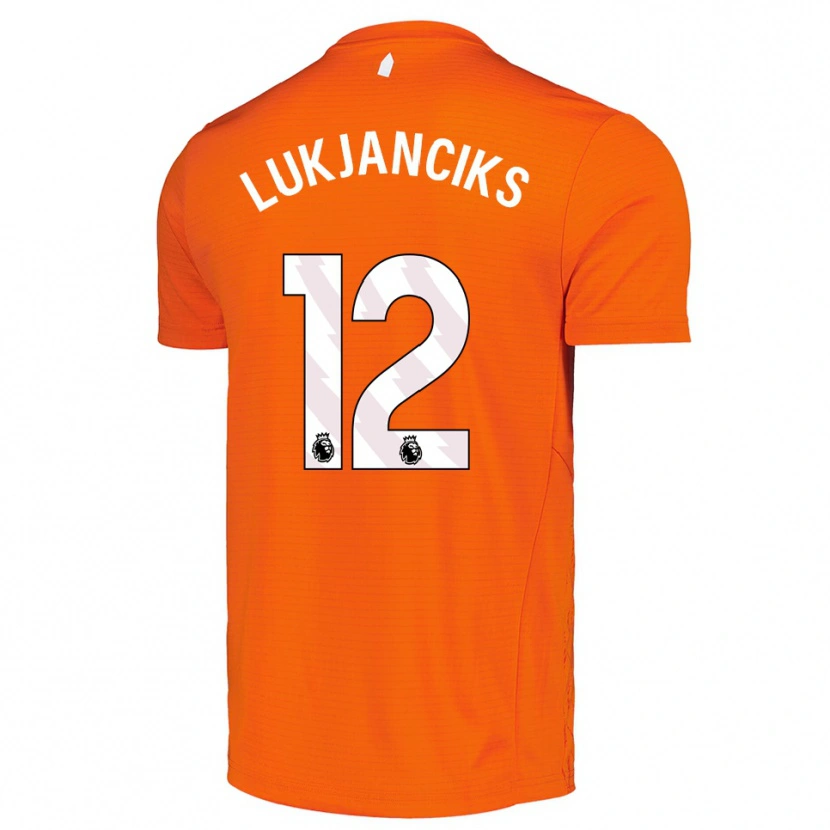 Danxen Damen Douglass Lukjanciks #12 Trikot Orange Schwarz Torwarttrikot 2025/26 Schweiz