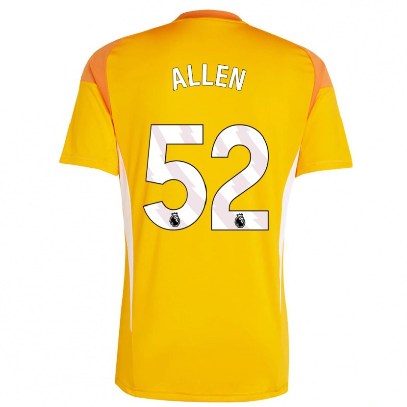 Danxen Damen Michael Allen #52 Trikot Orange Weiß Torwarttrikot 2025/26 Schweiz
