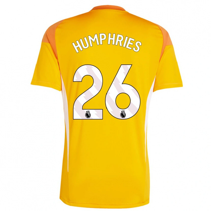 Danxen Damen Marni Humphries #26 Trikot Orange Weiß Torwarttrikot 2025/26 Schweiz