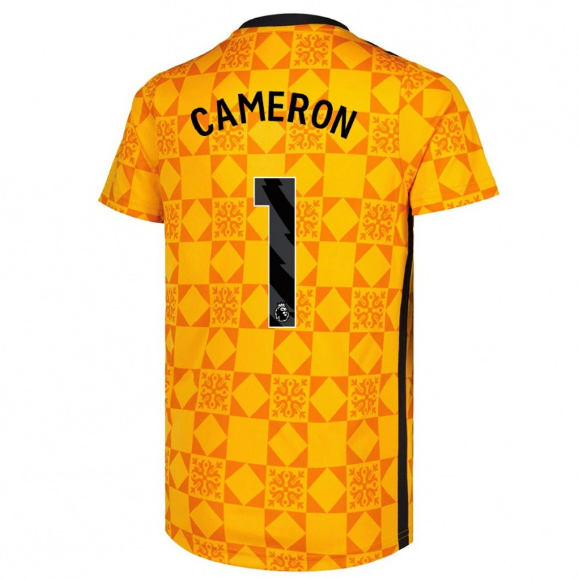 Danxen Damen Dan Cameron #1 Trikot Gelb Schwarz Torwarttrikot 2025/26 Schweiz