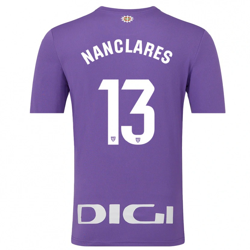 Danxen Damen Adriana Nanclares Romero #13 Trikot Violett Weiß Torwarttrikot 2025/26 Schweiz