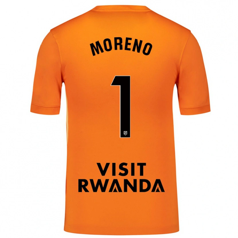 Danxen Damen Álvaro Moreno #1 Trikot Orange Schwarz Torwarttrikot 2025/26 Schweiz