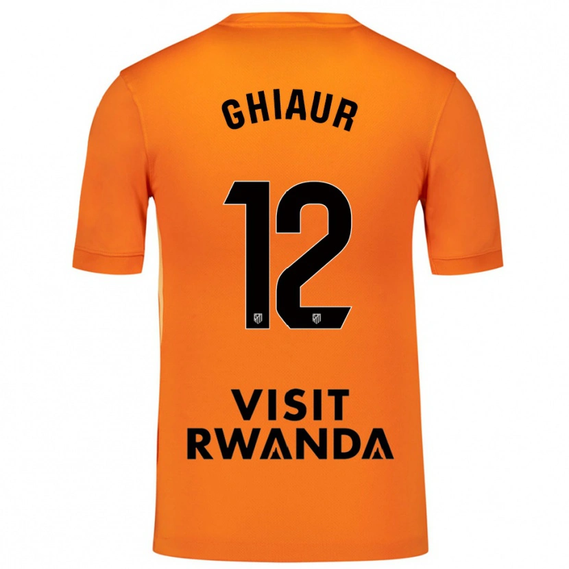 Danxen Damen Octavian Ghiaur #12 Trikot Orange Schwarz Torwarttrikot 2025/26 Schweiz