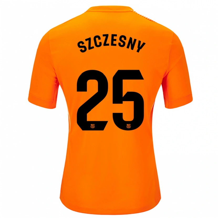 Danxen Damen Wojciech Szczesny #25 Trikot Orange Schwarz Torwarttrikot 2025/26 Schweiz
