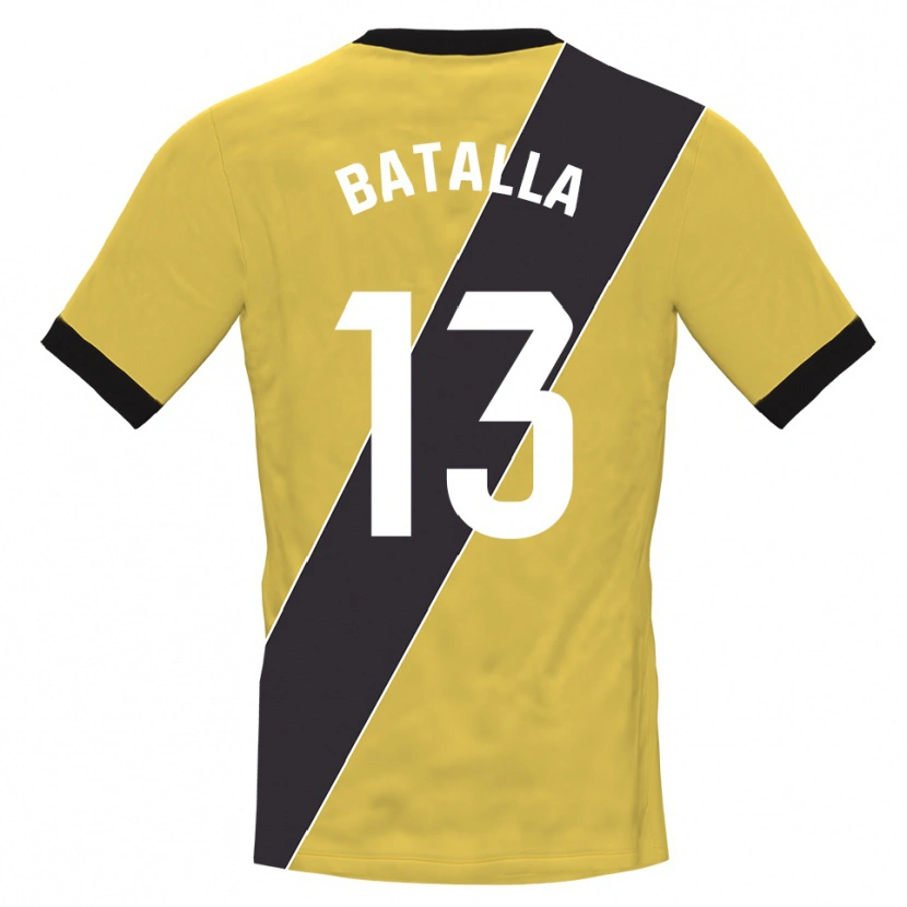 Danxen Damen Augusto Batalla #13 Trikot Gelb Schwarz Torwarttrikot 2025/26 Schweiz