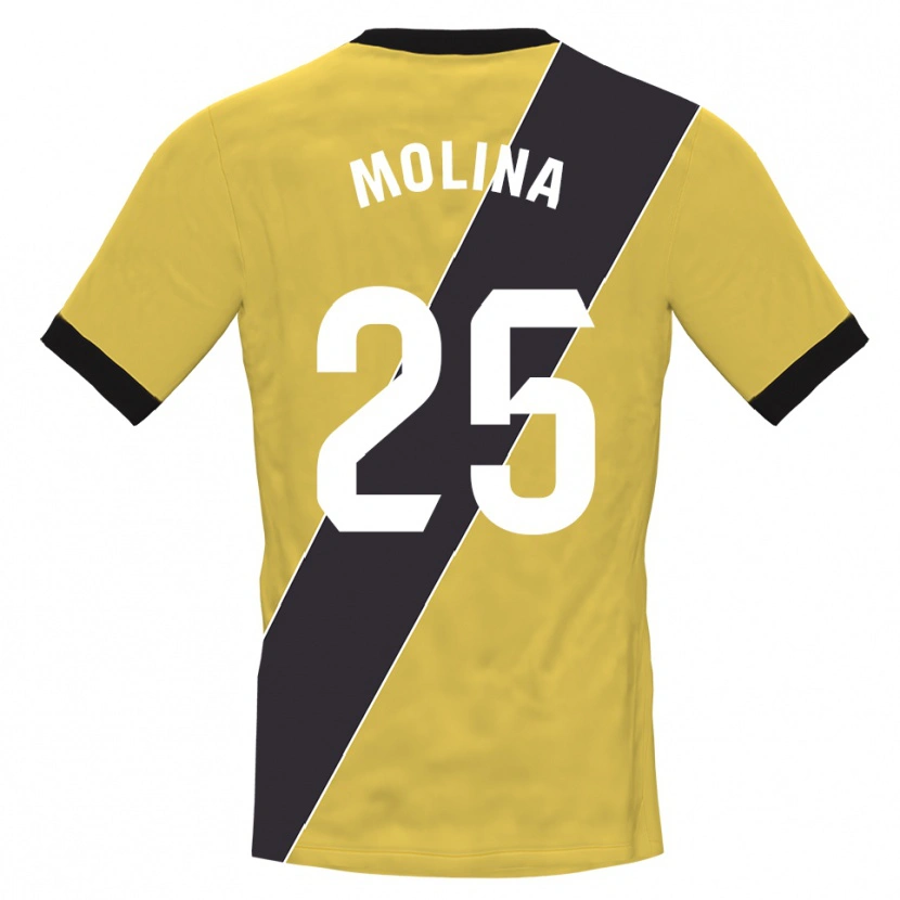 Danxen Damen Adrián Molina #25 Trikot Gelb Schwarz Torwarttrikot 2025/26 Schweiz