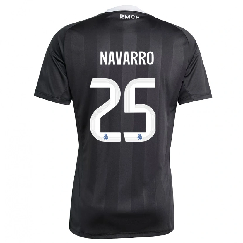Danxen Damen Javier Navarro #25 Trikot Schwarz Weiß Torwarttrikot 2025/26 Schweiz