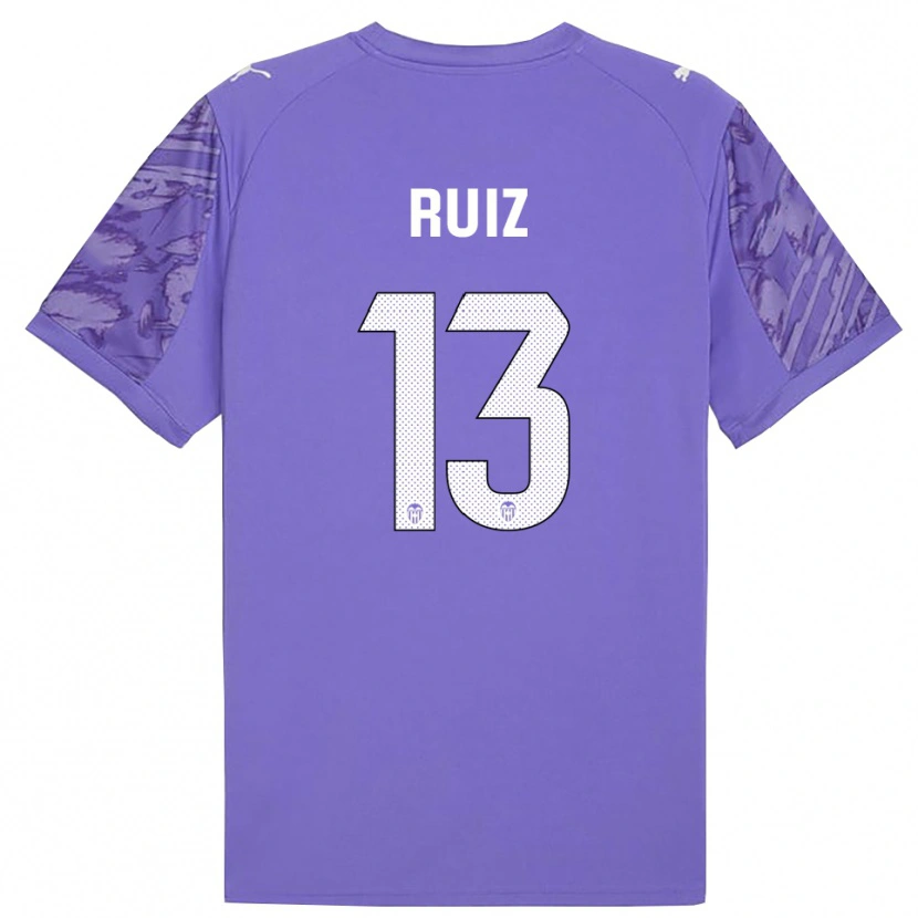 Danxen Damen Nil Ruiz #13 Trikot Flieder Weiß Torwarttrikot 2025/26 Schweiz