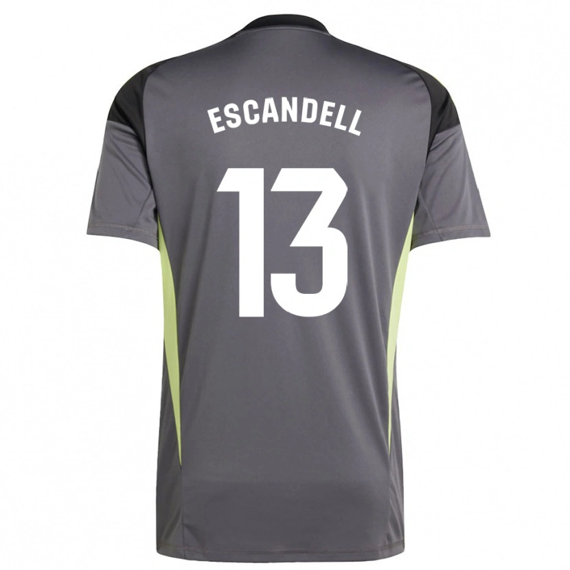 Danxen Damen Aarón Escandell #13 Trikot Dunkelgrau Schwarz Torwarttrikot 2025/26 Schweiz