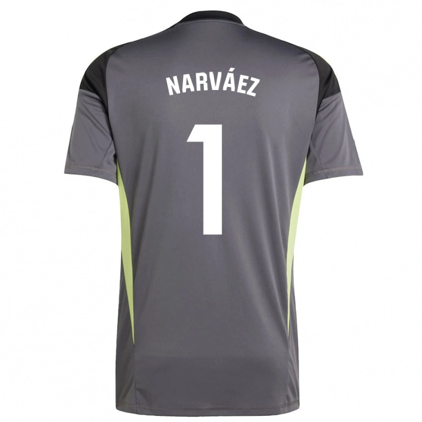 Danxen Damen Miguel Narváez #1 Trikot Dunkelgrau Schwarz Torwarttrikot 2025/26 Schweiz