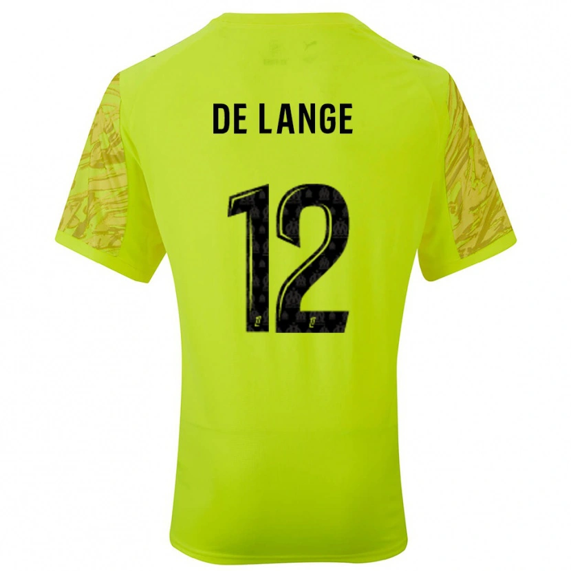 Danxen Damen Jeffrey de Lange #12 Trikot Leuchtgrün Schwarz Torwarttrikot 2025/26 Schweiz