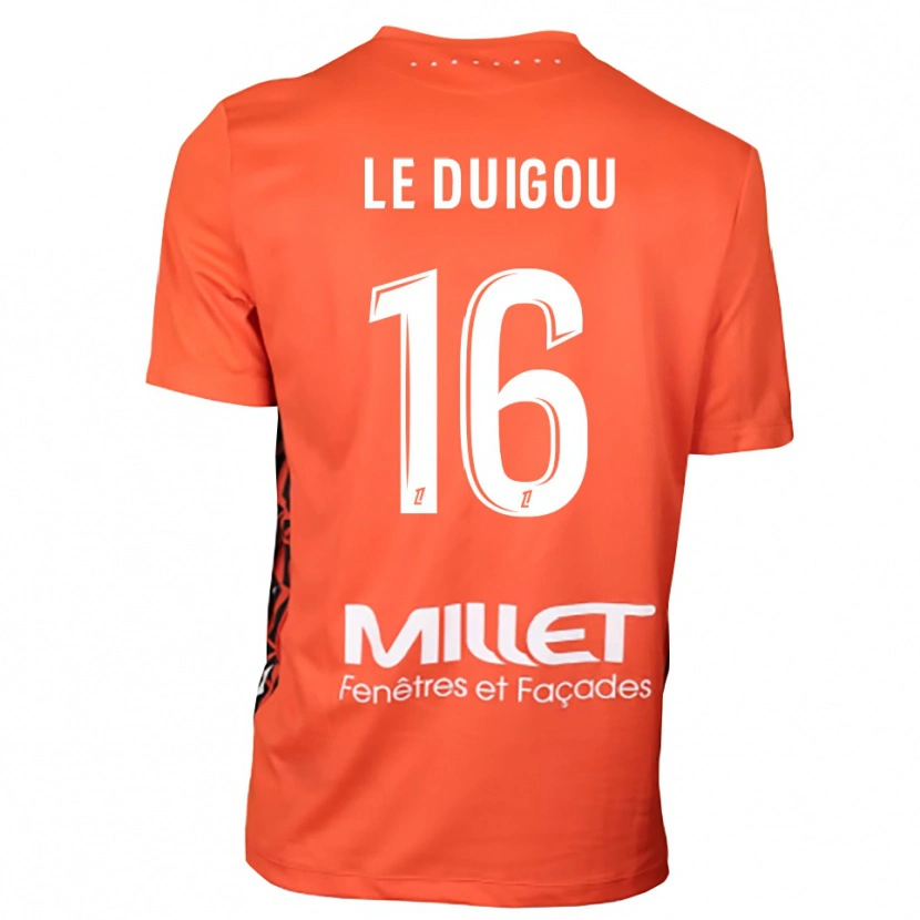 Danxen Damen Daniel Le Duigou #16 Trikot Orange Weiß Torwarttrikot 2025/26 Schweiz