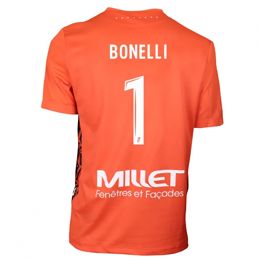 Danxen Damen Lucas Bonelli #1 Trikot Orange Weiß Torwarttrikot 2025/26 Schweiz