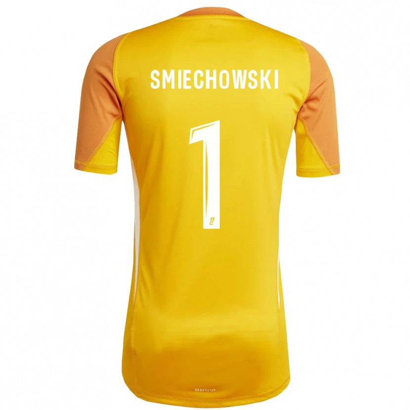 Danxen Damen Artur Smiechowski #1 Trikot Orange Weiß Torwarttrikot 2025/26 Schweiz
