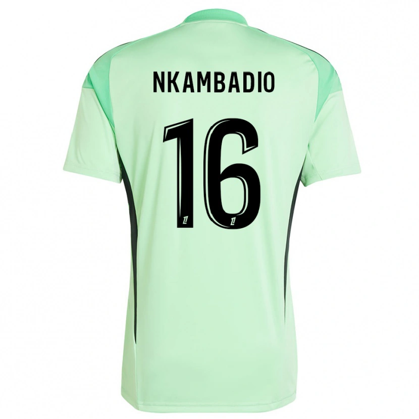 Danxen Damen Obed Nkambadio #16 Trikot Hellgrün Schwarz Torwarttrikot 2025/26 Schweiz