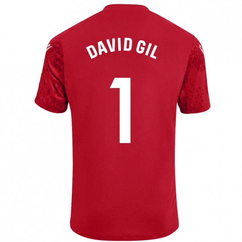 Danxen Damen David Gil #1 Trikot Rot Weiß Torwarttrikot 2025/26 Schweiz