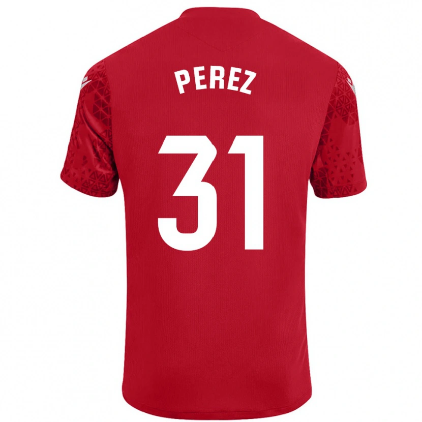 Danxen Damen Ángel Pérez #31 Trikot Rot Weiß Torwarttrikot 2025/26 Schweiz