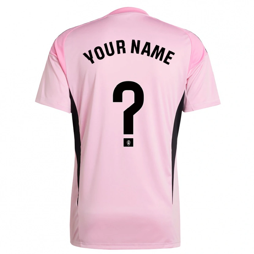 Danxen Damen Real Zaragoza Trikot Hellpink Schwarz Torwarttrikot 2025/26 Schweiz