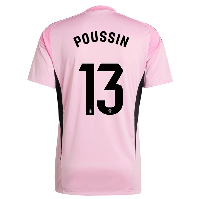 Danxen Damen Gaëtan Poussin #13 Trikot Hellpink Schwarz Torwarttrikot 2025/26 Schweiz