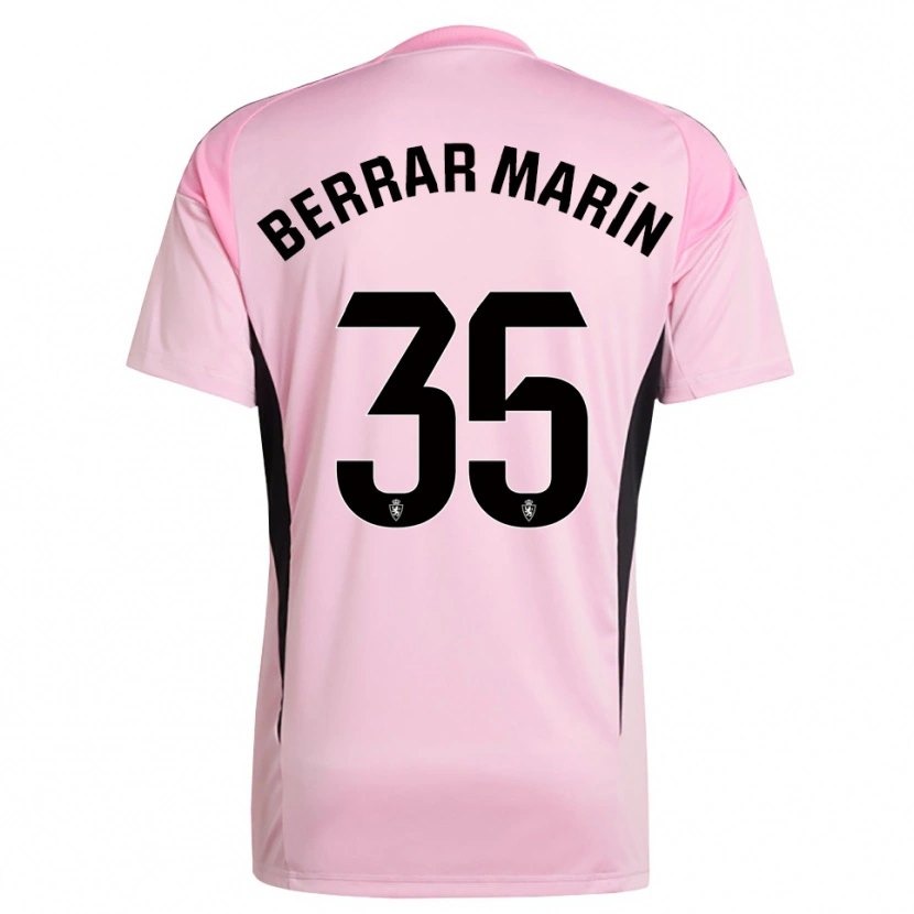 Danxen Damen Sergio Berrar #35 Trikot Hellpink Schwarz Torwarttrikot 2025/26 Schweiz