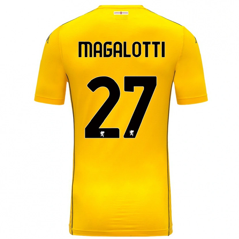 Danxen Damen Gabriele Magalotti #27 Trikot Dunkelgelb Schwarz Torwarttrikot 2025/26 Schweiz