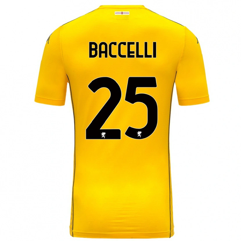 Danxen Damen Pietro Baccelli #25 Trikot Dunkelgelb Schwarz Torwarttrikot 2025/26 Schweiz