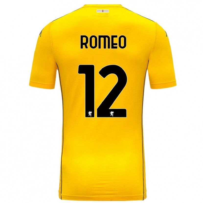 Danxen Damen Emanuele Romeo #12 Trikot Dunkelgelb Schwarz Torwarttrikot 2025/26 Schweiz