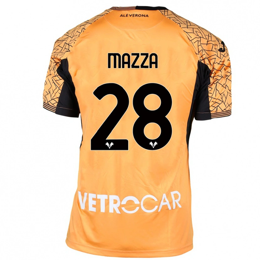 Danxen Damen Vittoria Karol Mazza #28 Trikot Orange Schwarz Weiß Torwarttrikot 2025/26 Schweiz