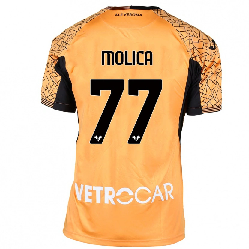 Danxen Damen Francesco Molica #77 Trikot Orange Schwarz Weiß Torwarttrikot 2025/26 Schweiz