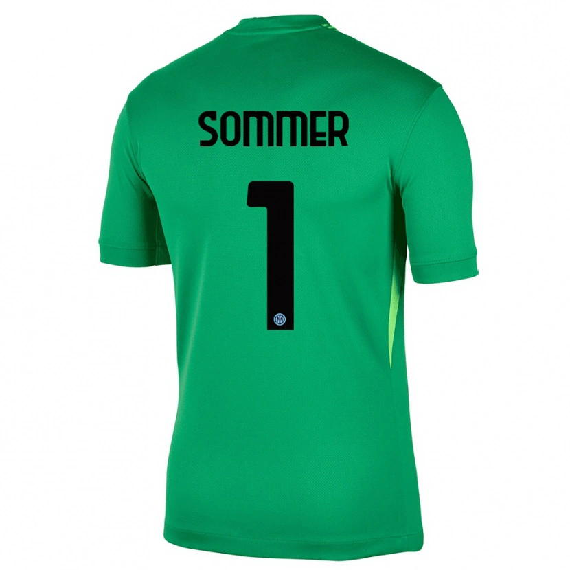 Danxen Damen Yann Sommer #1 Trikot Hellgrün Schwarz Torwarttrikot 2025/26 Schweiz