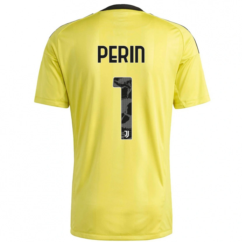 Danxen Damen Mattia Perin #1 Trikot Gelb Weiß Torwarttrikot 2025/26 Schweiz