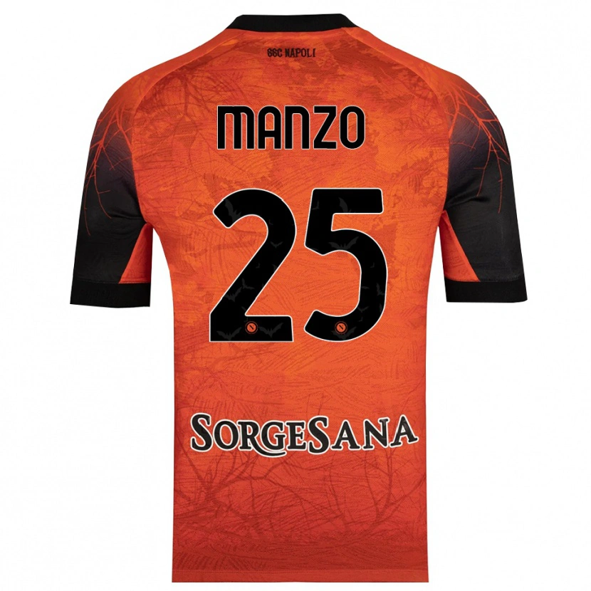 Danxen Damen Alessia Manzo #25 Trikot Orange Rot Schwarz Torwarttrikot 2025/26 Schweiz
