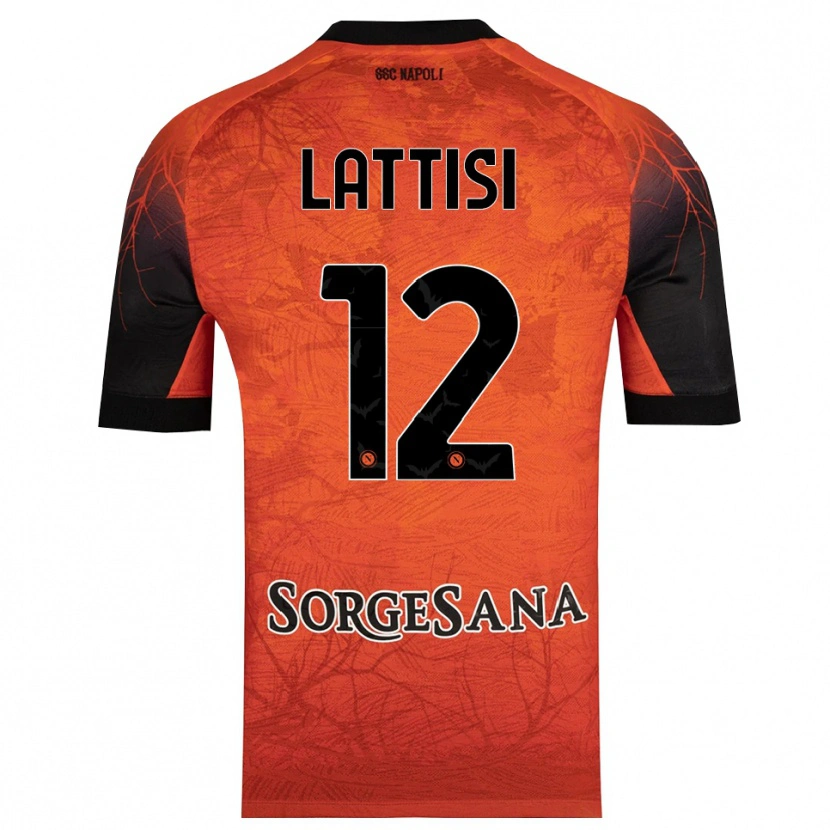 Danxen Damen Francesco Lattisi #12 Trikot Orange Rot Schwarz Torwarttrikot 2025/26 Schweiz