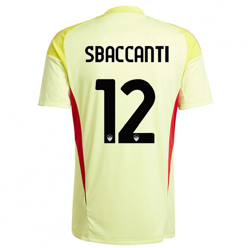 Danxen Damen Christian Sbaccanti #12 Trikot Hellgelb Orange Torwarttrikot 2025/26 Schweiz